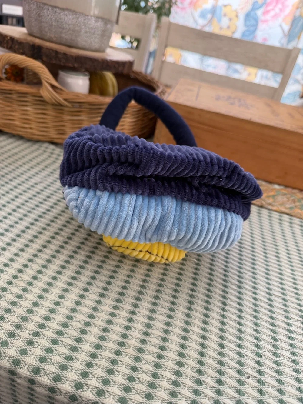New Bluey Corduroy Handbag Purse Adorable Zips